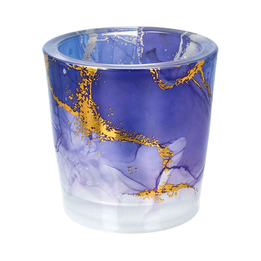 Velino Candle Jar Large Watercolour Purple - 1 of