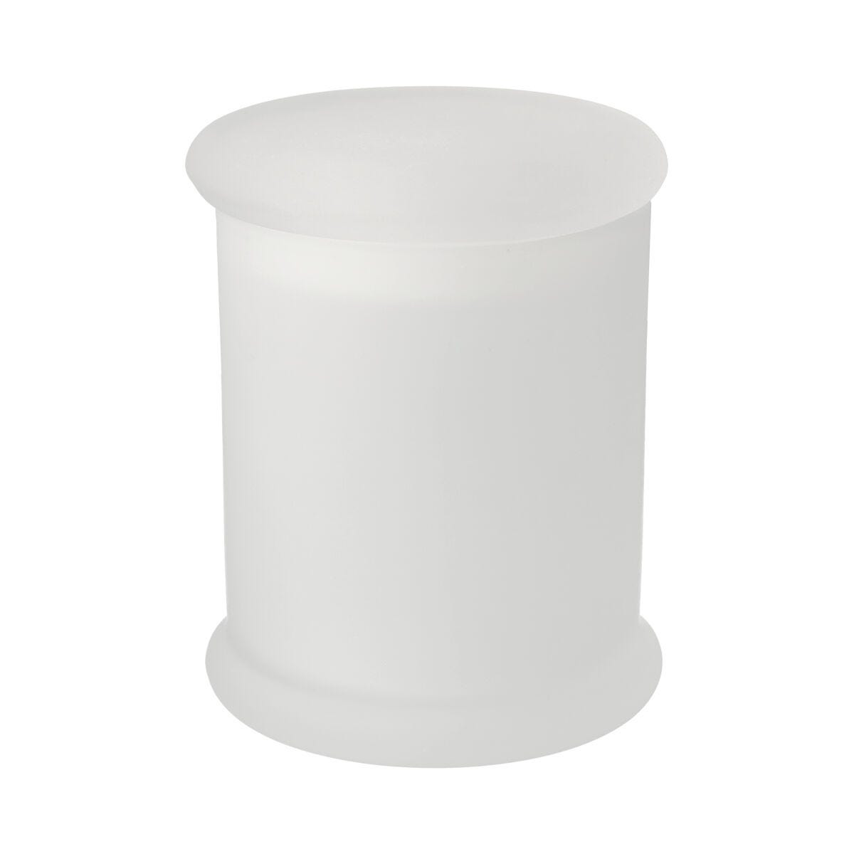 Danube Glassware - Flat Lid - Frosted - Large