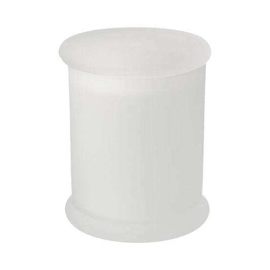 Danube Glassware - Flat Lid - Frosted - Large