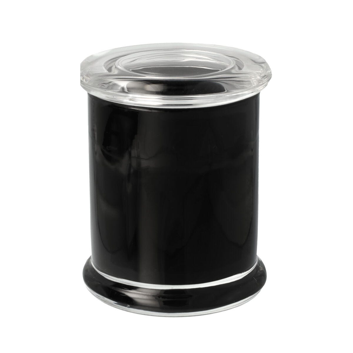 Danube Candle Jar - Flat Lid - Opaque Black (inside) - Large - 12