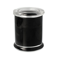 Danube Candle Jar - Flat Lid - Opaque Black (inside) - Small - 12