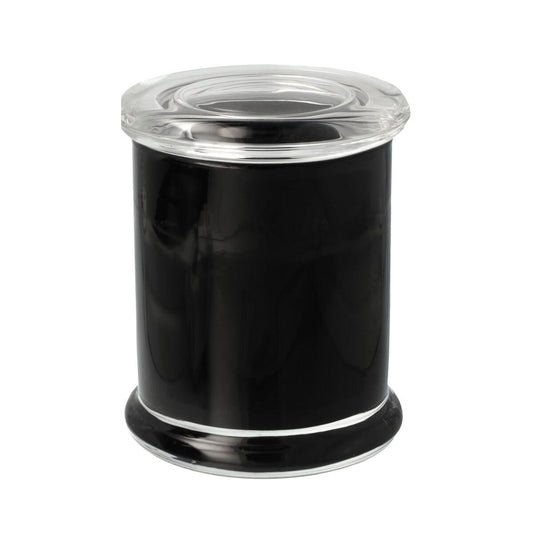 Danube Candle Jar - Flat Lid - Opaque Black (inside) - Large - 12