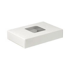 Tealight Box - 19mm - PVC - 6 Pack - White - 12