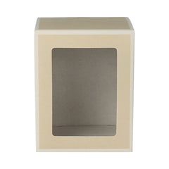 Candle Box - Window - Beige - Large - 12