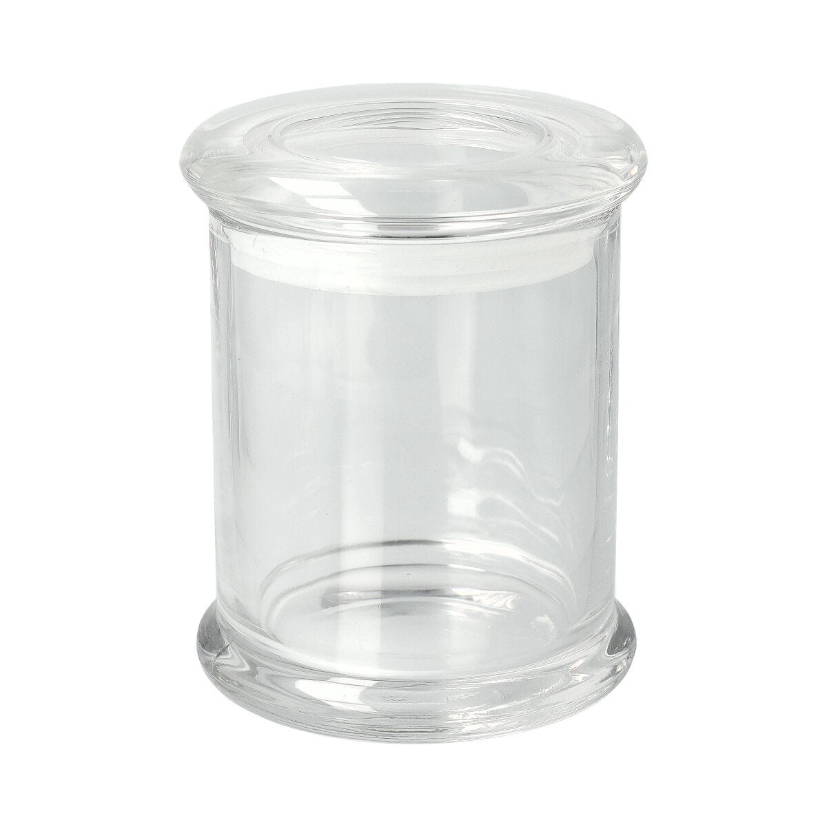 Danube Small Base and Flat Lid (Packed lids on) - Clear - 12