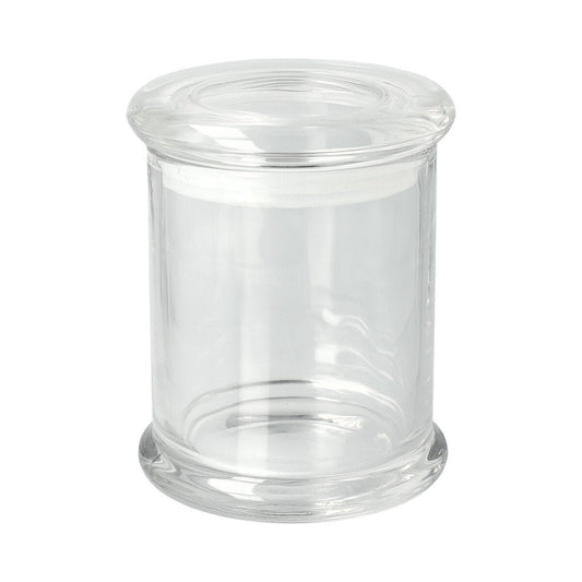 Danube Candle Jar - Flat Lid - Clear - Large - 12