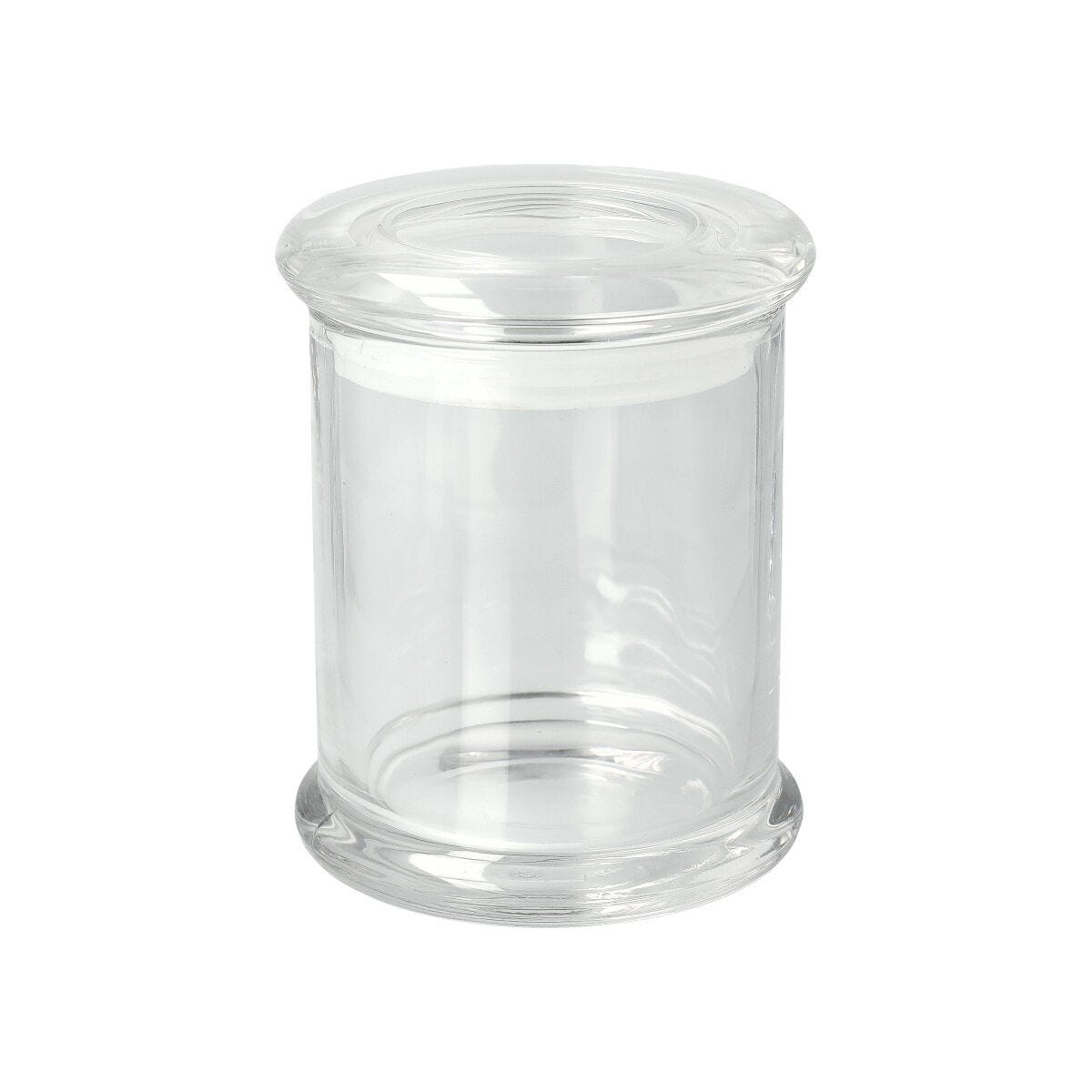 Danube Candle Jar - Flat Lid - Clear - Medium - 12