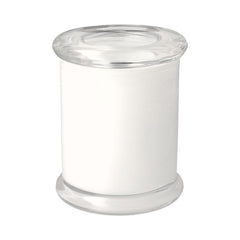 Danube Small Base and Flat Lid (Packed lids on) - Opaque White - 12