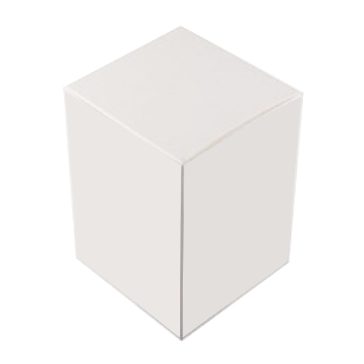 Danube Candle Box - No Window - White - Small