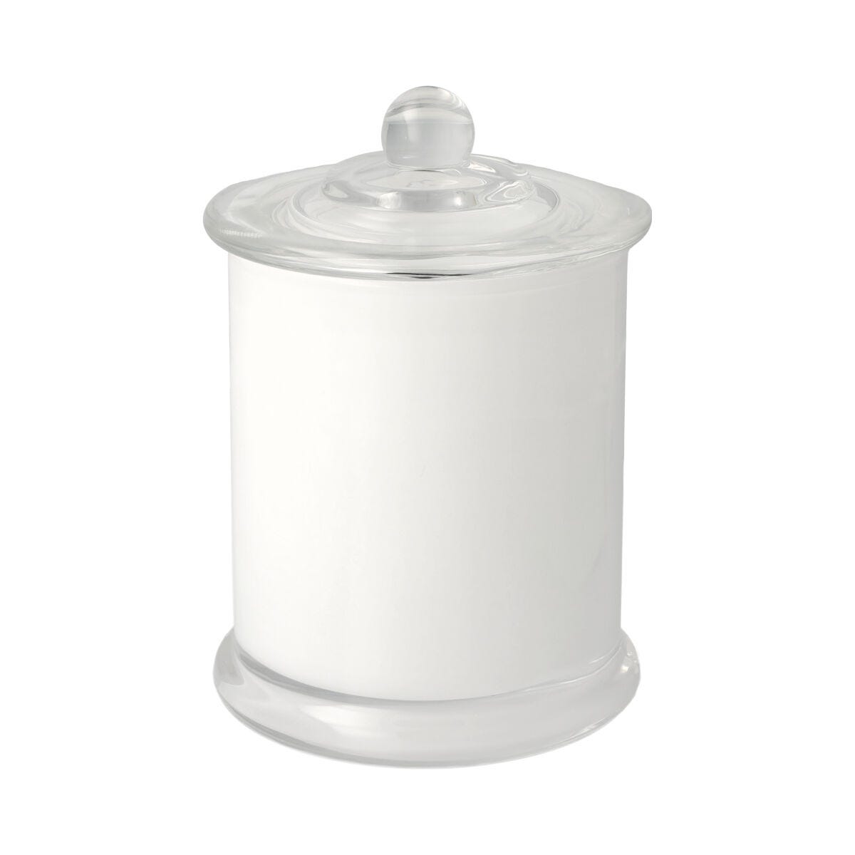 Danube Small Base and Knob Lid (Packed lids on) - Opaque White - 12