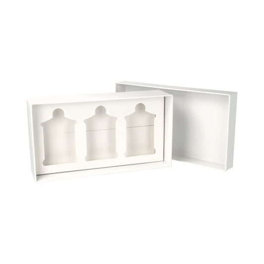 Danube Candle Box - Trio Pack - White - Small - 1