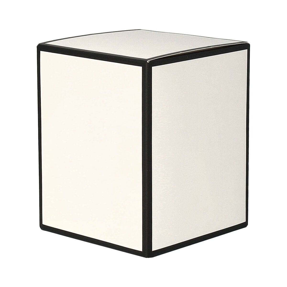 Oxford / Cambridge Candle Box - No Window - White with Black Edge - Large - 12