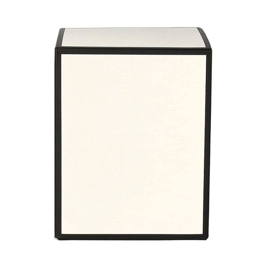 Candle Box - No Window - White with Black Edge - Small - 12