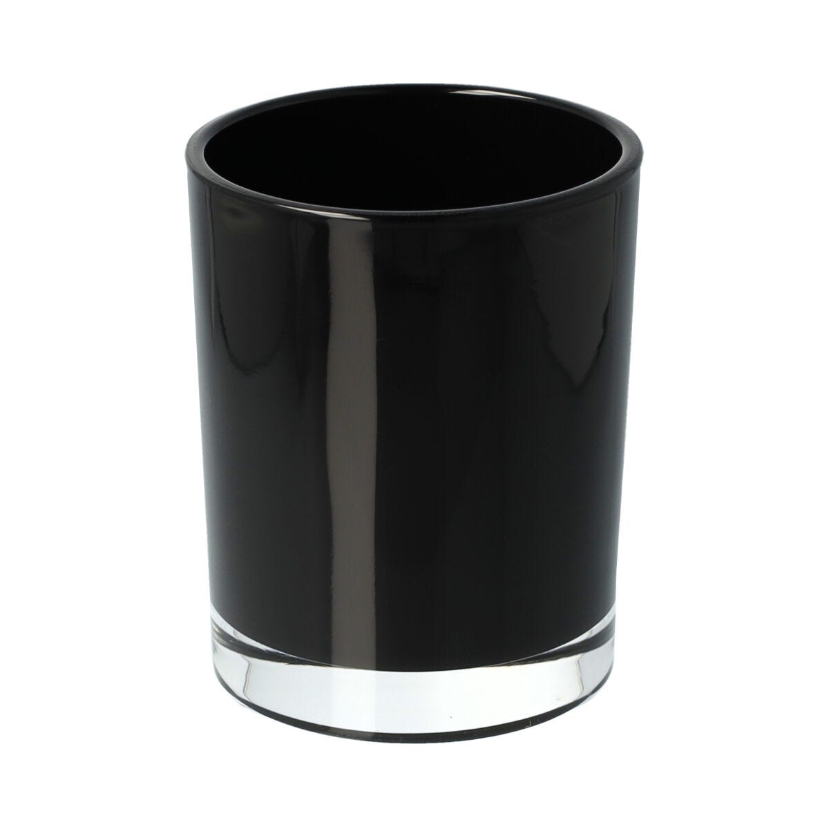 Votive Candle Jar - Opaque Black (inside painted) - 12