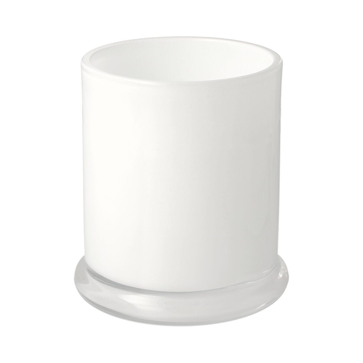 Danube Candle Jar - No Lid - Opaque White (inside) - Small - 1