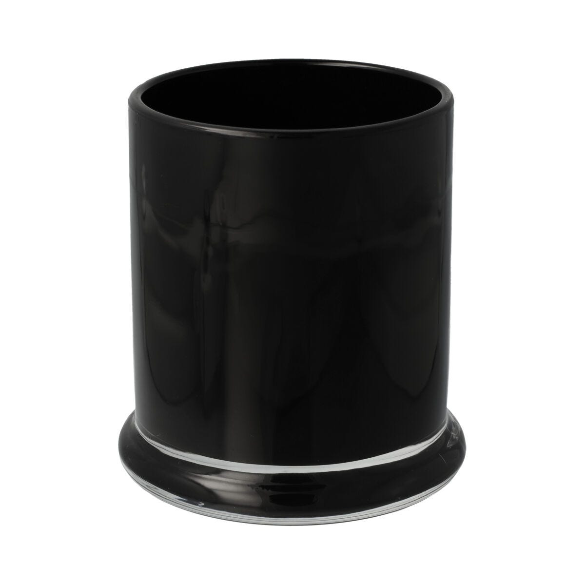 Danube Candle Jar - No Lid - Opaque Black (inside) - XL - 12