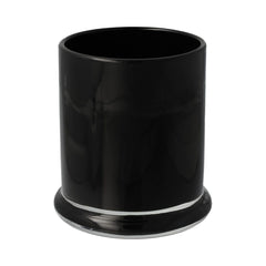 Danube Candle Jar - No Lid - Opaque Black (inside) - Small - 12