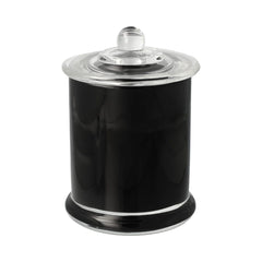 Danube Glassware - Knob Lid - Transparent Black (inside) - Small - 12