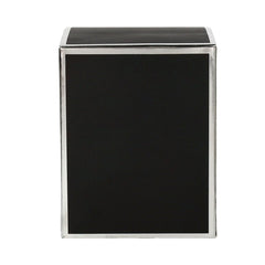 Candle Box - No Window - Black with Silver Edge - Small - 12