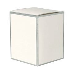 Oxford XL Candle Box No Window (White with Silver Edge) - 12 of