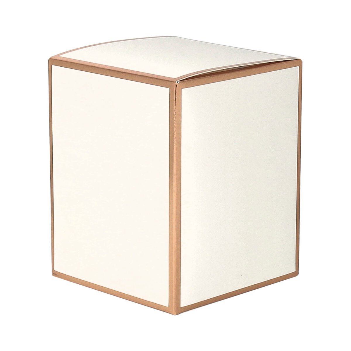 Oxford XL Candle Box No Window (White with Rose Gold Edge) - 12 of