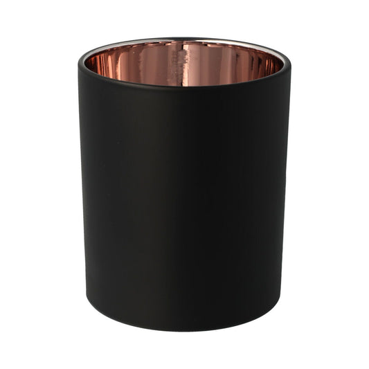 Oxford Candle Jar - Electroplated Rose Gold & Matte Black - Large - 1