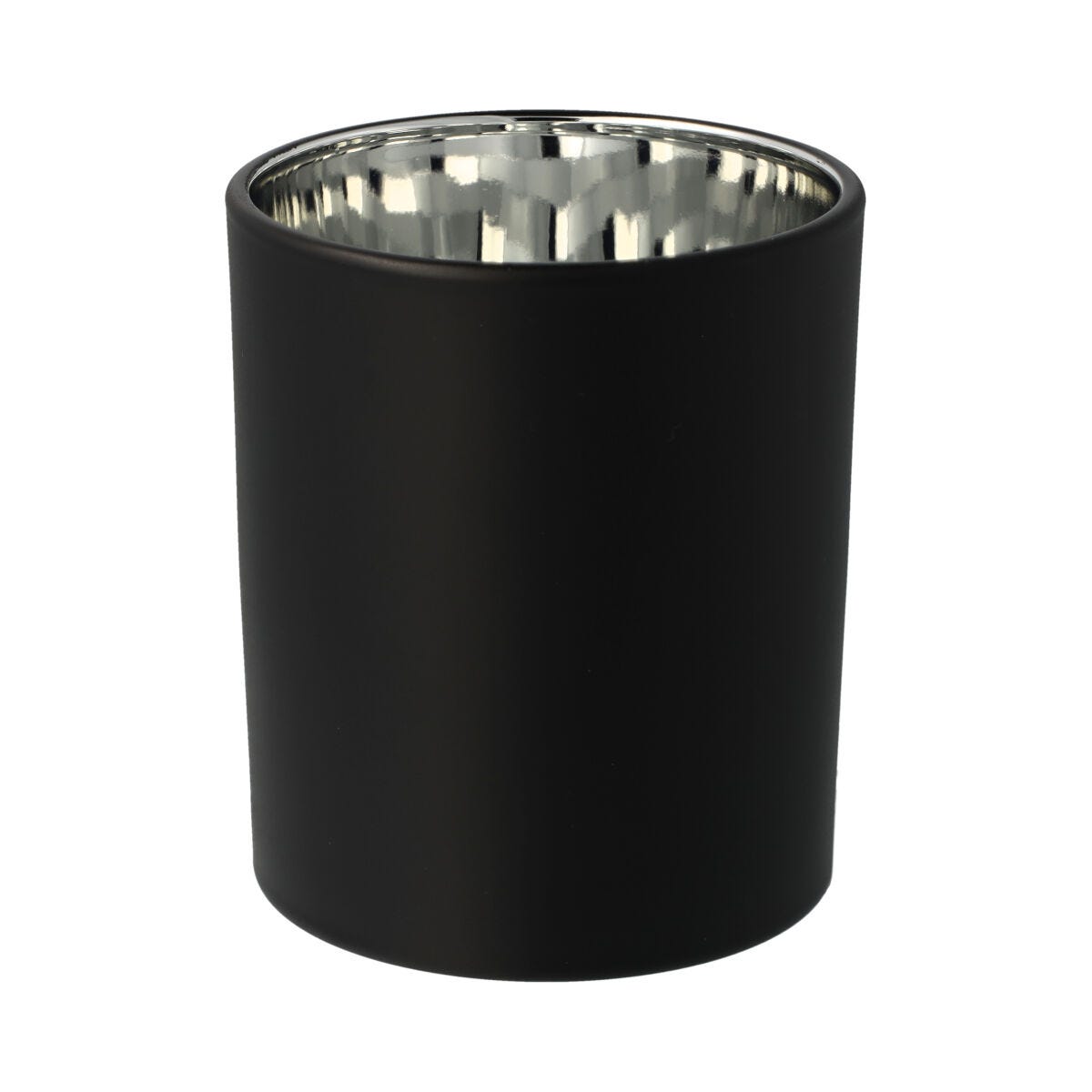 Oxford Medium Base Electroplated Silver & Matte Black - 1 of