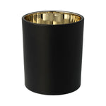 Oxford Candle Jar - Electroplated Gold & Matte Black