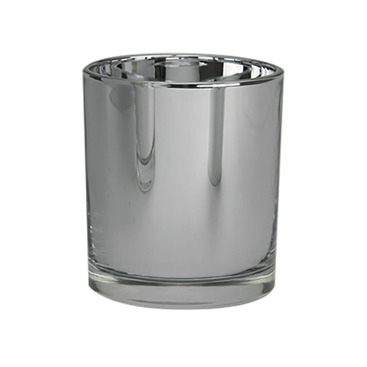 Oxford Candle Jar - Silver (Inside Electroplated) - Medium - 12