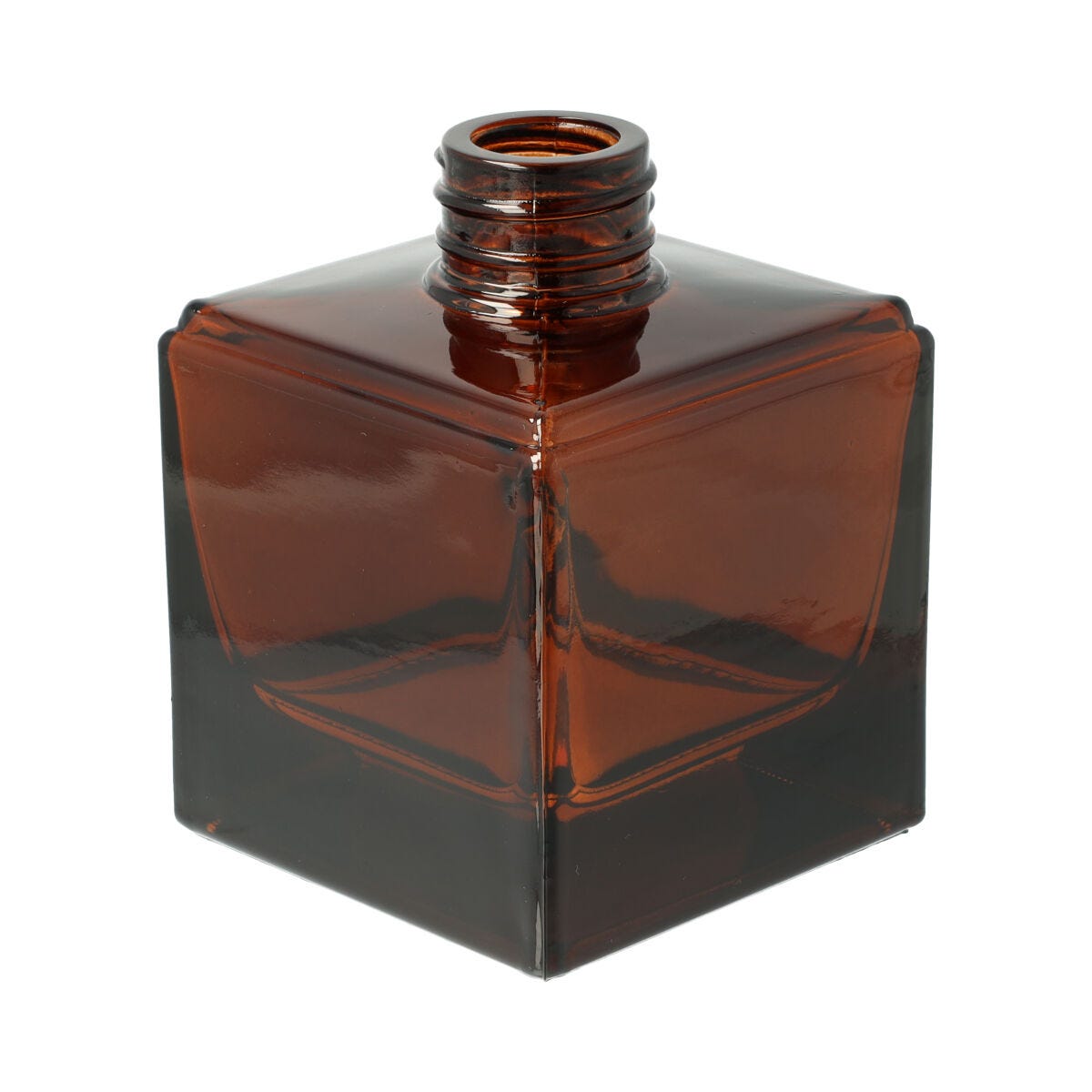 Diffuser Glassware - Cubic Screw Top - Amber - 6