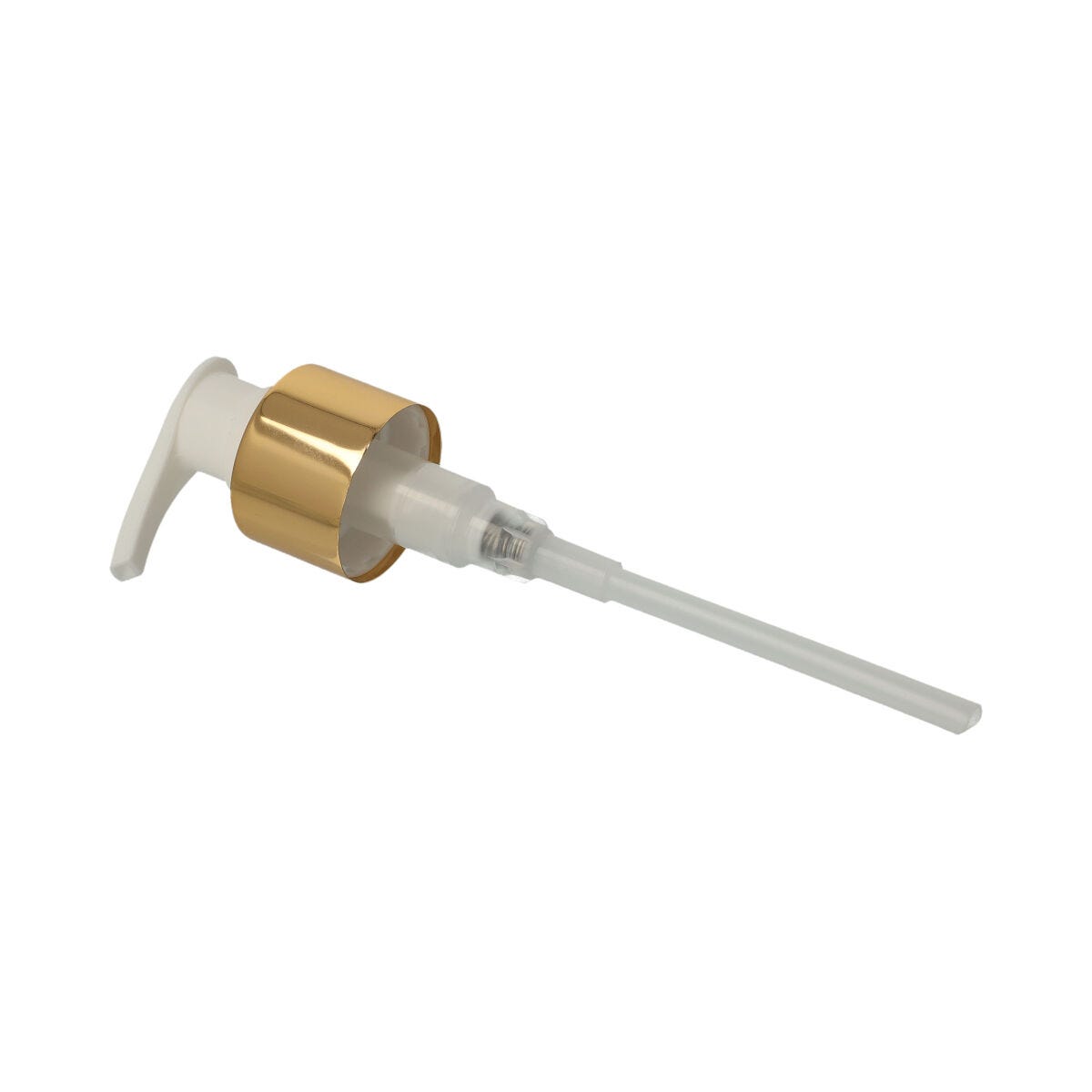 Soap Pump - Gold with White - 12