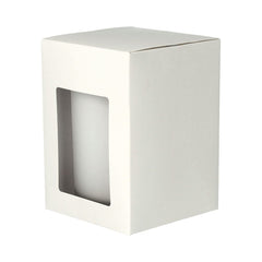 Danube Candle Box - Window - White - Medium