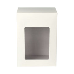 Danube Candle Box - Window - White - Small - 12