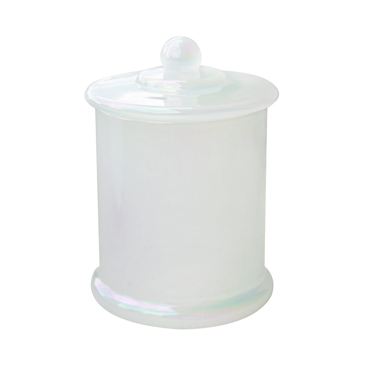 Danube Candle Jar - Knob Lid - Pearl - 1