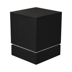 Large Luxe Candle Box - Black with Silver Trim - 12 of