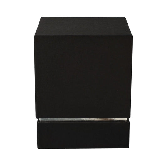 Large Luxe Candle Box - Black with Silver Trim - 12 of