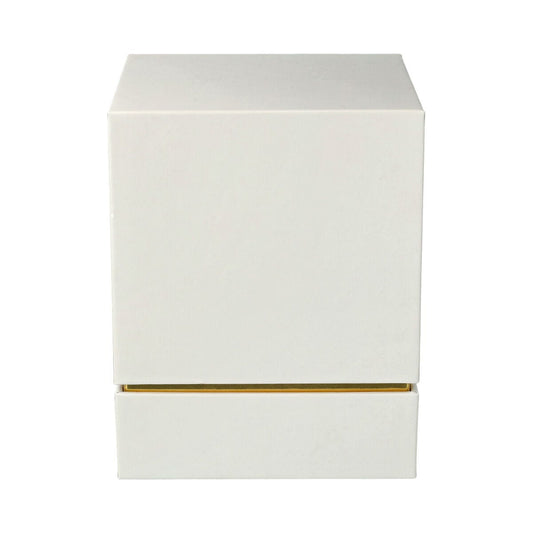 Large Luxe Candle Box - White with Gold Trim - 12 of