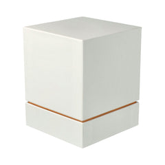 Large Luxe Candle Box - White with Rose Gold Trim - 12 of