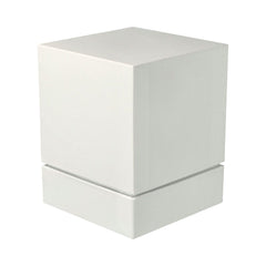 Large Luxe Candle Box - White with Silver Trim - 12 of