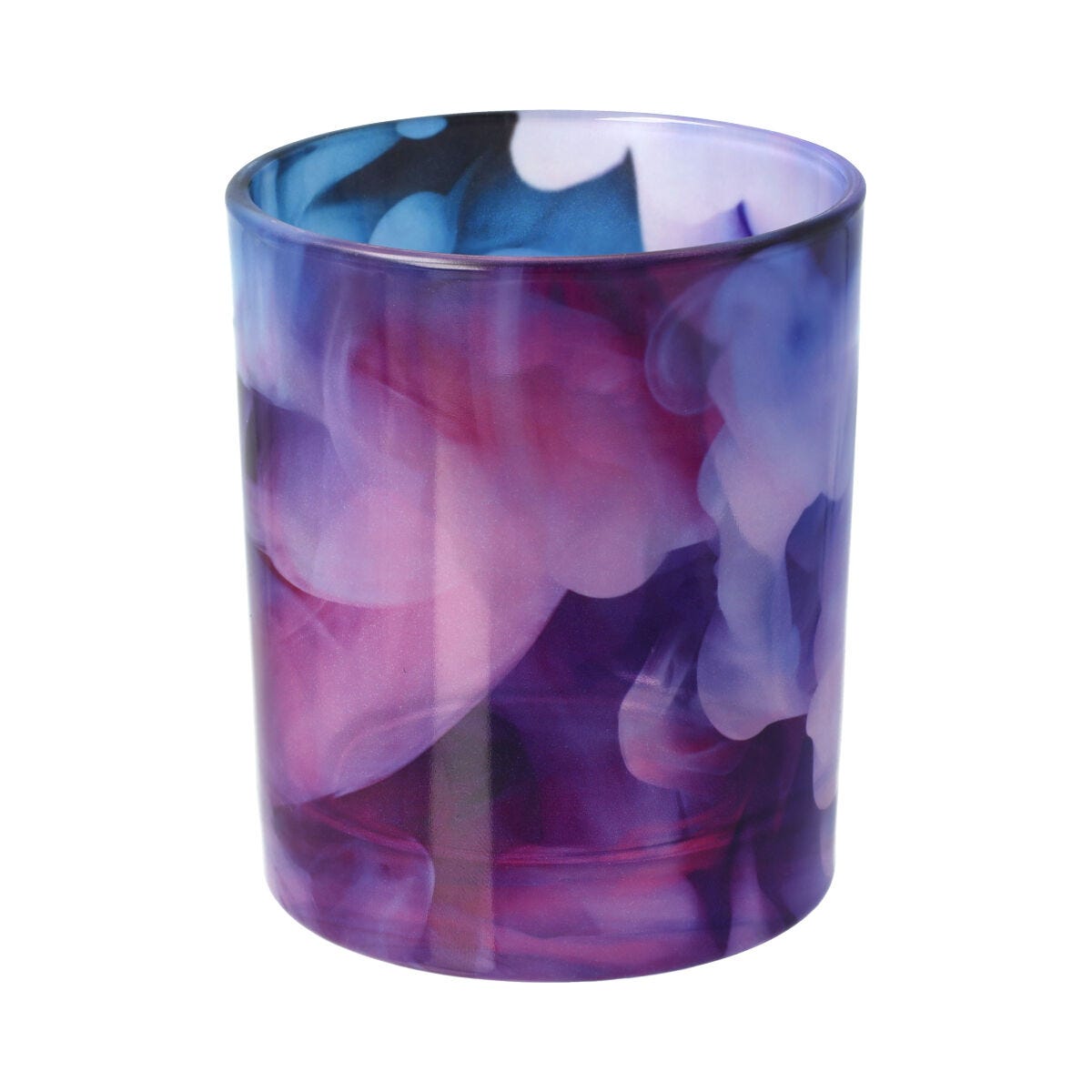 Oxford Medium Peri Purple Outside Painted Jar - 12 of