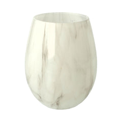 Celeste Candle Jars - White Marble - 12