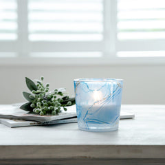 Velino Candle Jar Large Watercolour Blue - 1 of