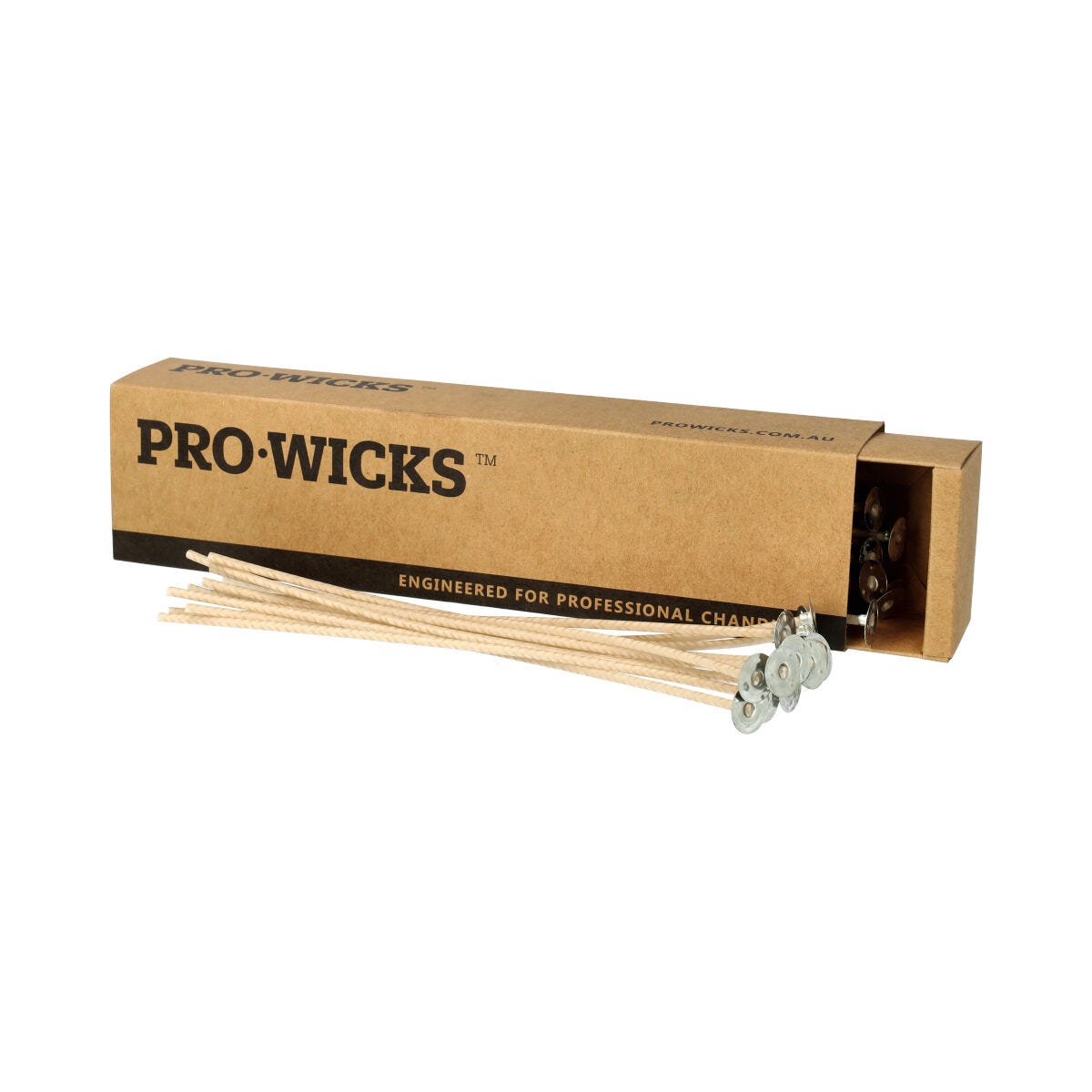 PRO WICKS CDN 20 - 200mm long 15mm x 3.8mm Tab - 100 of