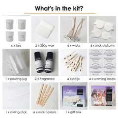 Creative Crafting Candle Maker Kit – White Gratitude