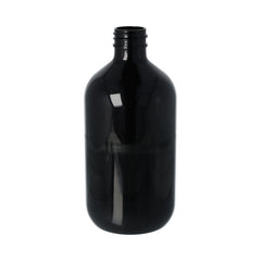 500ml PET Boston Bottle - Black